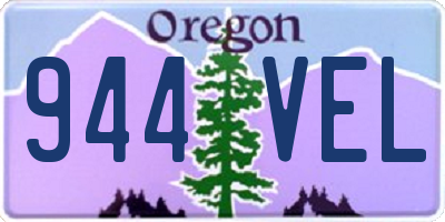 OR license plate 944VEL