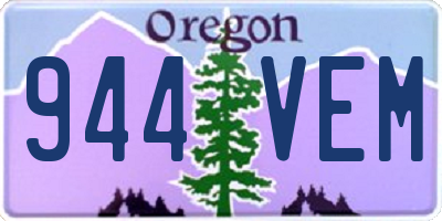 OR license plate 944VEM