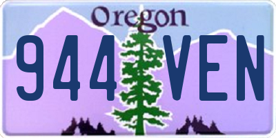 OR license plate 944VEN