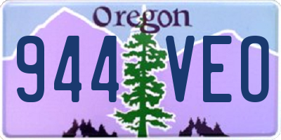OR license plate 944VEO