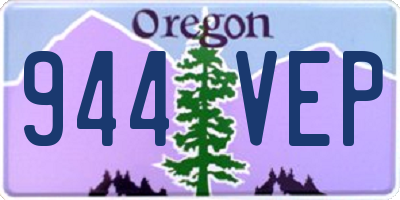 OR license plate 944VEP