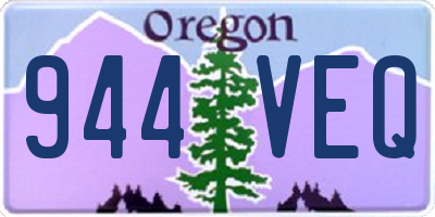 OR license plate 944VEQ