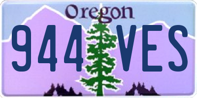 OR license plate 944VES