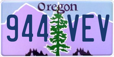 OR license plate 944VEV
