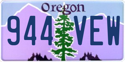 OR license plate 944VEW
