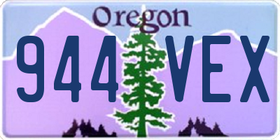 OR license plate 944VEX