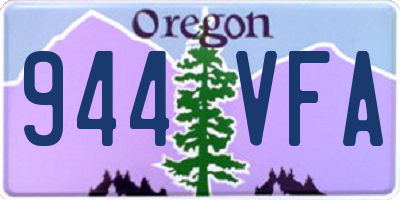 OR license plate 944VFA