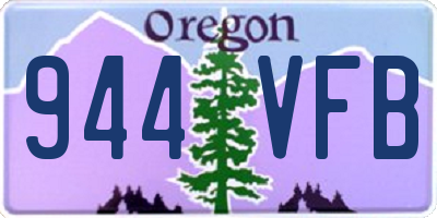 OR license plate 944VFB