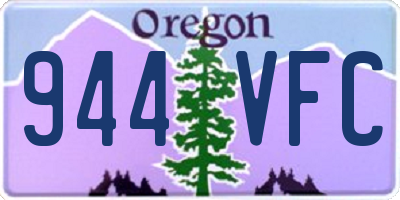 OR license plate 944VFC