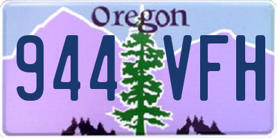 OR license plate 944VFH