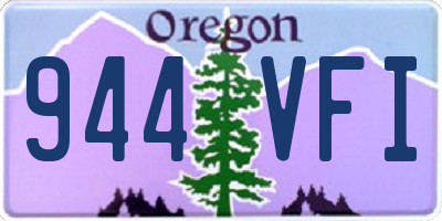 OR license plate 944VFI