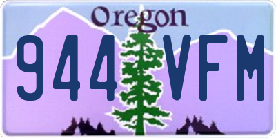 OR license plate 944VFM