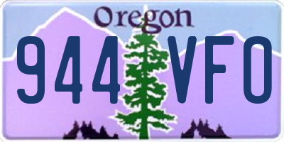 OR license plate 944VFO