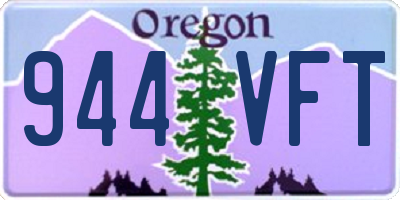 OR license plate 944VFT