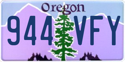 OR license plate 944VFY