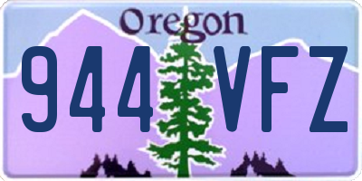 OR license plate 944VFZ