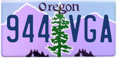 OR license plate 944VGA