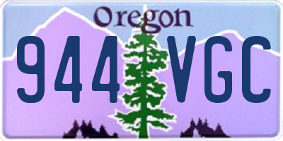 OR license plate 944VGC