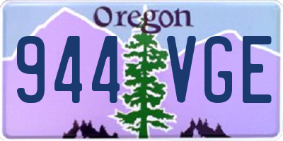 OR license plate 944VGE