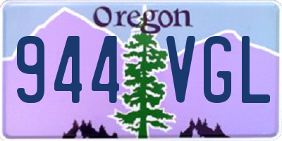 OR license plate 944VGL