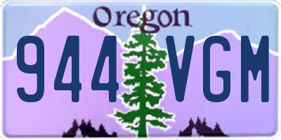 OR license plate 944VGM