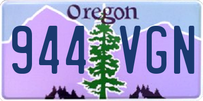 OR license plate 944VGN
