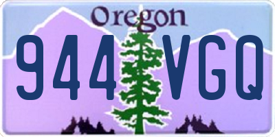 OR license plate 944VGQ