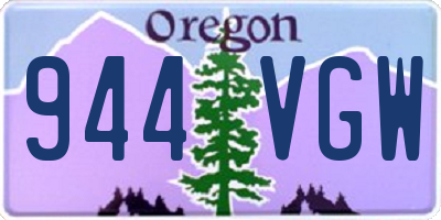 OR license plate 944VGW