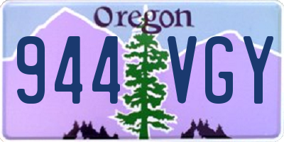 OR license plate 944VGY