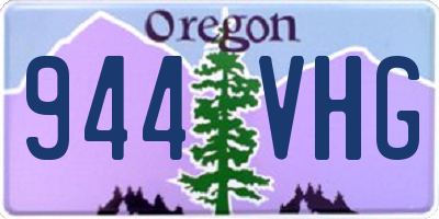 OR license plate 944VHG