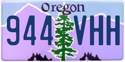 OR license plate 944VHH