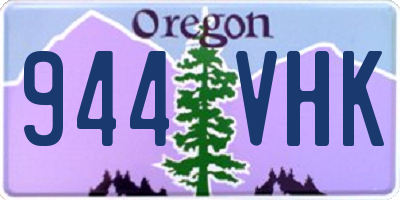 OR license plate 944VHK