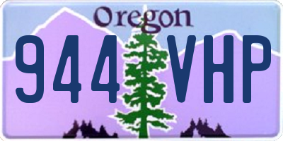 OR license plate 944VHP
