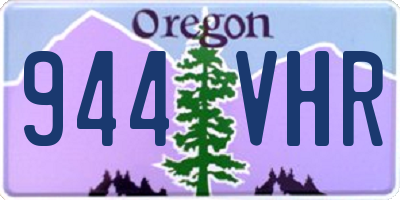 OR license plate 944VHR