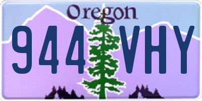 OR license plate 944VHY
