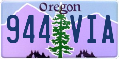 OR license plate 944VIA