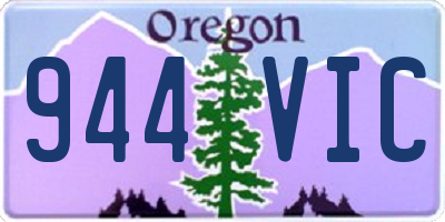 OR license plate 944VIC