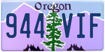 OR license plate 944VIF