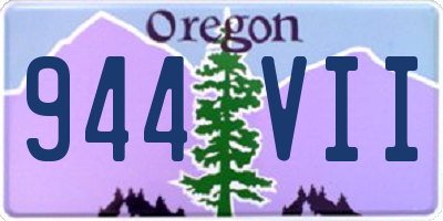 OR license plate 944VII