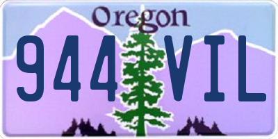 OR license plate 944VIL