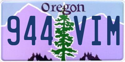 OR license plate 944VIM