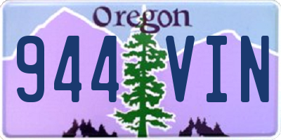 OR license plate 944VIN