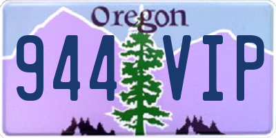 OR license plate 944VIP