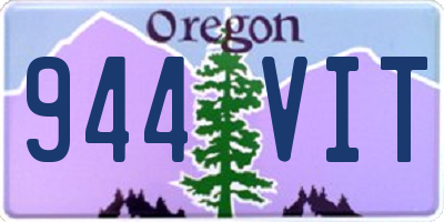 OR license plate 944VIT