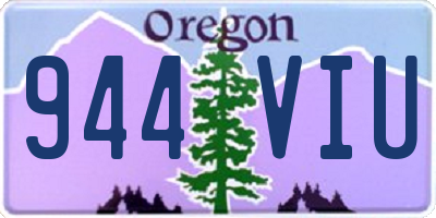 OR license plate 944VIU