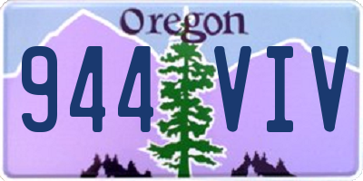 OR license plate 944VIV