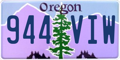 OR license plate 944VIW