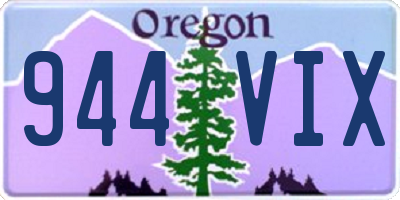 OR license plate 944VIX