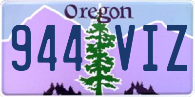 OR license plate 944VIZ