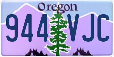 OR license plate 944VJC